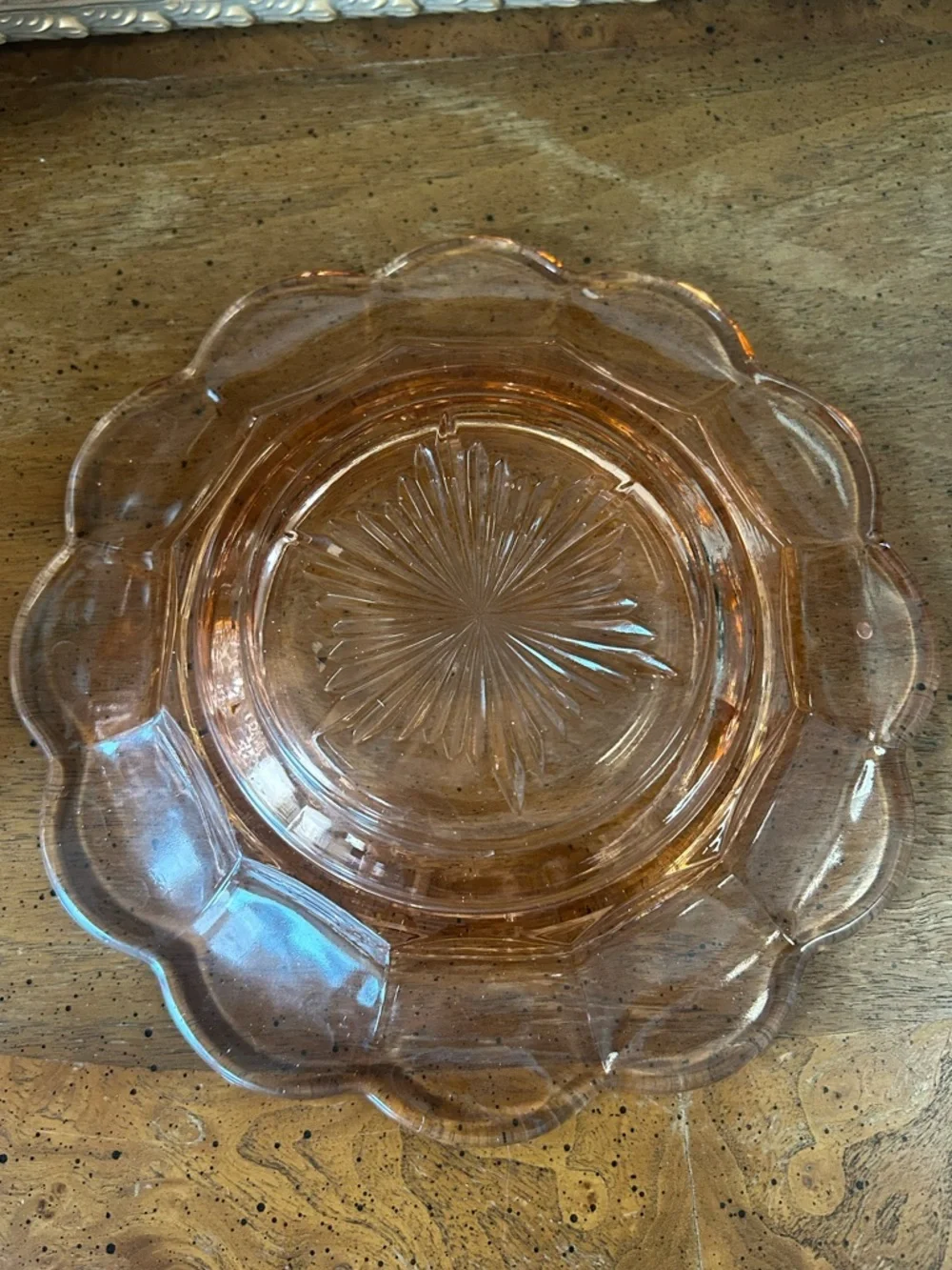 Vintage Mosser Glass "Cherry & Cable" Pink Glass Butter Dish - Picture 6 of 11